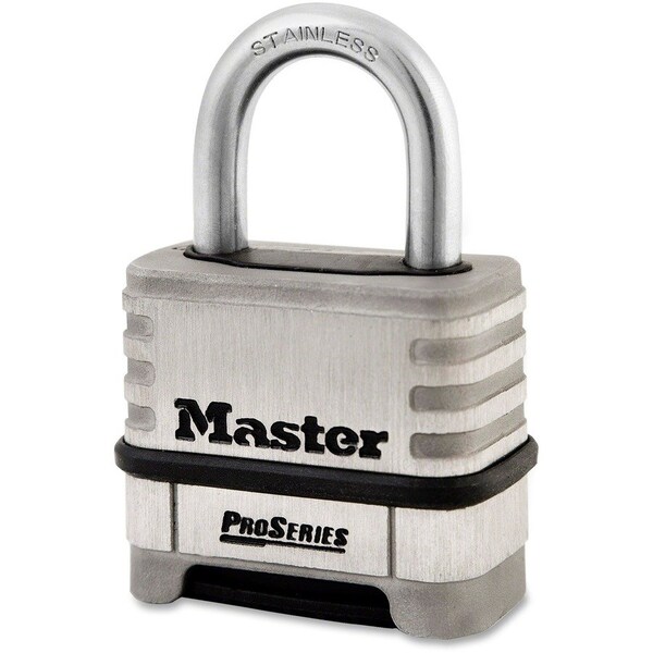 Master Lock Combination Padlock, ProSeries, 5/16", Stainless Steel MLK1174D - main